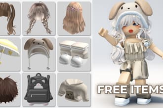 craft ugc roblox hair, roblox bundle and dynamic heads, roblox accessories