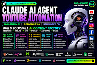 claude ai agent claude youtube automation claude higgsfield claude video editing