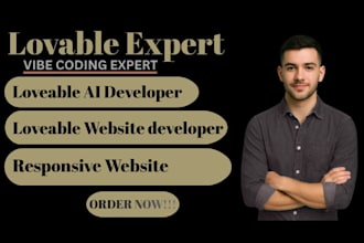 create a responsive website with loveable ai, lovable dev, and ai automation