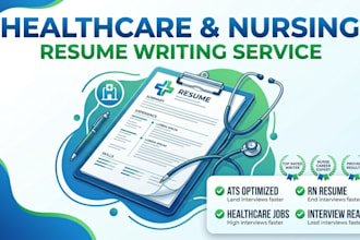 write a healthcare, nursing, and medical ats resume