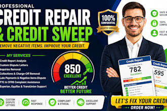 analyze your credit report and create custom dispute letters