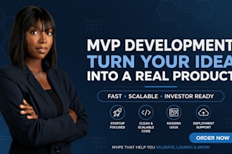 build saas mvp development bubble io ai web application full stack development