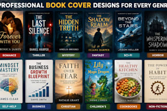 book cover design ebook cover design, kdp book cover, book design