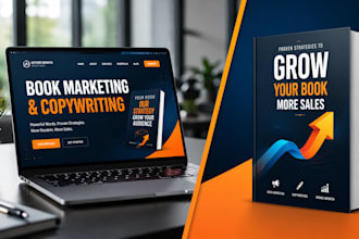 write sales copywriting and book marketing to boost sales, readers, traffic