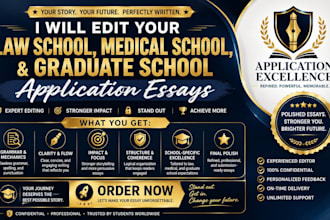 edit your law school medical school and graduate school application essays