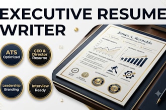 write an executive, management, and leadership ats resume