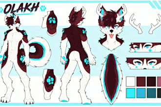 furry ref sheet anthro oc nsfw furry reference sheet fursona ref sheet character