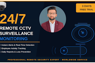 provide 24 7 remote cctv surveillance monitoring and loss prevention