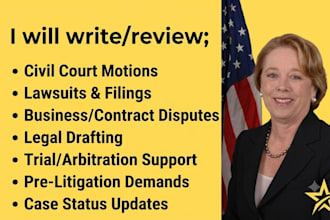 draft a motion for your civil court case