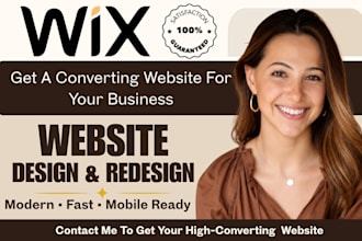 build wix website design wix website redesign wix website development