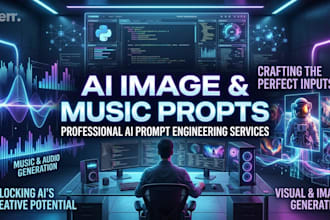 create professional ai image prompts and suno music prompts