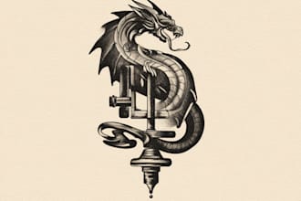 design a custom dark lettering chicano style tattoo