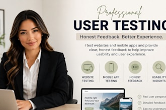 do usability and user testing of your website or app