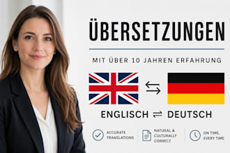 ich ubersetze manuell englisch auf deutsch, deutsch auf englisch