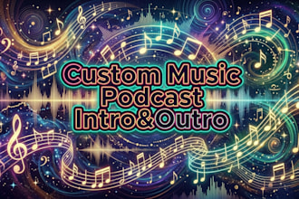 create a custom podcast intro, outro, and sound design
