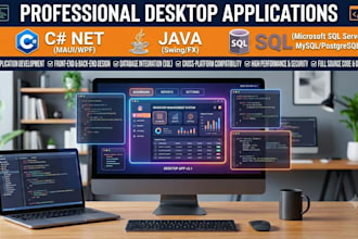 develop custom desktop applications and windows forms