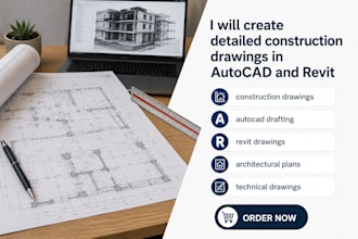 create detailed construction drawings in autocad and revit