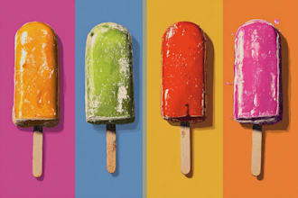 turn your food photo into colorful pop art artwork