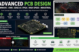 design mmwave uwb edge ai fpga high speed industrial pcb for iot systems