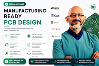 do multilayer pcb design schematic pcb layout industrial manufactured pcb gerber