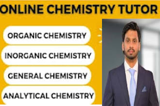 teach organic chemistry , biochemistry and general chemistry,inorganic ,physical