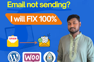 fix wordpress email not sending, email going to spam, SMTP contact form email