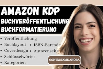 buchformatierung KDP buchveroffentlichung taschenbuch kindle ebook format
