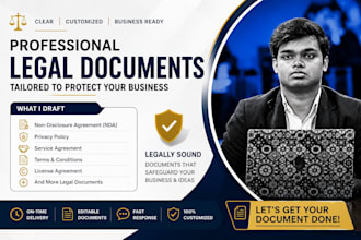 draft professional contracts and legal agreements