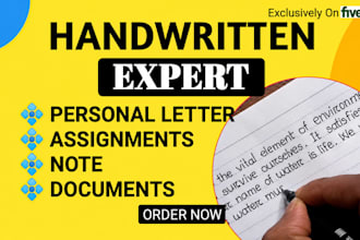 write beautiful handwritten notes
