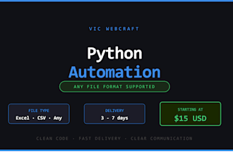 automate any file processing task with python