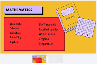 do basic math, calculus and statistics