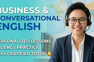 teach business english and conversational english online