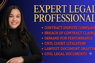 draft a contract dispute complaint for civil court