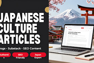 write japanese culture articles