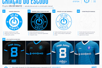 design a professional football club logo, crest or badge