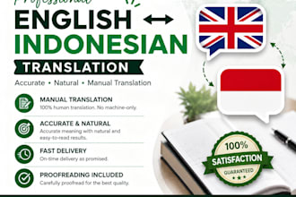 translate english to indonesia manually