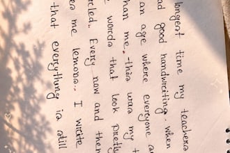 provide beautiful and neat english handwriting services