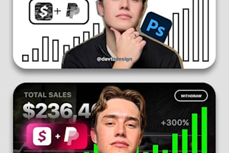 create viral youtube thumbnails for gaming, finance