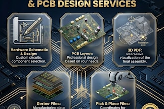 do high quality pcb design and schematic layout for your project