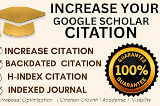 increase google scholar, scopus citations, backdated citation, increase h index