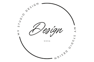 design a modern minimalist circle logo for your brand