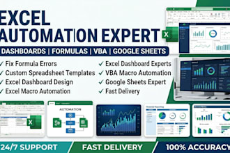 be your excel automation expert