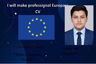 create and edit europass CV for you