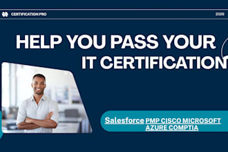 help to get salesforce microsoft azure comptia scrum pmp certifications