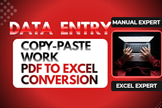 do copy paste work and PDF to excel conversion