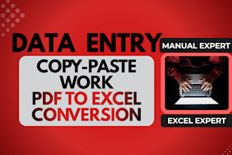 do copy paste work and PDF to excel conversion