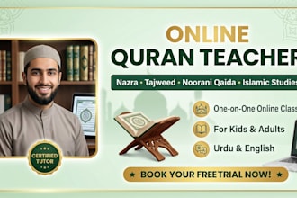 teach quran online with tajweed, nazra and islamic studies