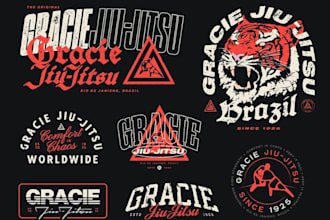 design a traditional martial arts logo with typography