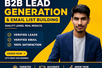 provide targeted b2b lead generation and high quality list