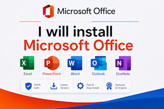 install microsoft office on windows or mac fast